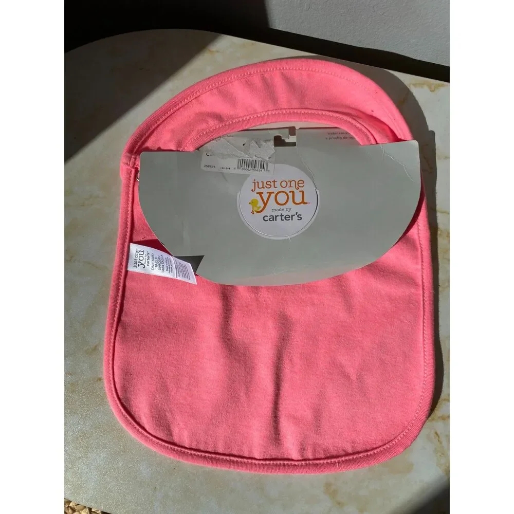 NWT Carter's birthday girl pink Bib